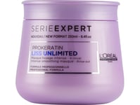 L’Oréal Paris Serie Expert Liss Unlimited Professional Mask 250Ml, Kvinna, Ostyrigt Hår, Svart, Blond, Brun, Kastanjebrunt, Röd, 250 Ml, Motverkar Frissigt Hår, Skyddande, Utjämnande, Burk
