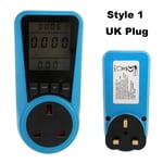 Power Meter Outlet Socket Wattmeter Style 1 Uk Plug