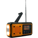 SOUNDMASTER Digital vev-radio med LED-lampa, solpanel & Bluetooth