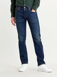 Levi's 501&reg; Original Straight Fit Jeans - Block Crusher - Dark Blue, Dark Indigo, Size 34, Inside Leg S=30 Inch, Men