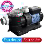 O'clair mini clair 0.50cv- pompe de filtration piscine 8-9 m³/h pour petits bassins, piscines hors sol ou spa