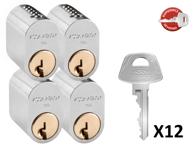ASSA ABLOY Assa Cylinder 1201 • LL4 12 Nycklar