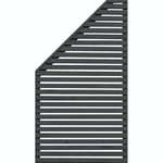 Jabo Skärm Horizont 3, 79x159x89 cm Vänster vänster svart FSC (B) 37108