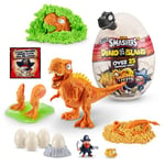 ZURU SMASHERS 7487A Smashers Dino Island Surprise Mega Egg, T-Rex, Collectible Toy, Explorer's Kit, for ages 3+, Dinosaur Slime