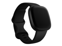 Fitbit Infinity Band - Klokkestropp for smart armbåndsur - Stor størrelse - svart - for Fitbit Sense, Versa 3