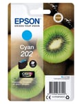 Epson 202 Cyan Kiwi Genuine, Claria Premium Ink Cartridge, Standard Capacity IND