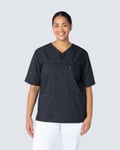 Almedahls Svart V-blus Unisex XXL