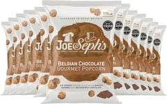 Joe & Seph's Belgian Chocolate & Caramel Gourmet Popcorn, Box of 12 x 23g Packs
