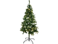 Europalms 83500299 Konstgjord julgran med belysning Gran Varmhvid LED (RGB) Grøn Med stander