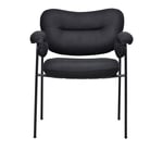 Bollo Dining Chair, Pärlvitt underrede, Läder Elmosoft