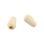Fender Road Worn Stratocaster Switch Tip / Knob Pack of 2 (Aged White)