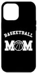 Coque pour iPhone 14 Pro Max Maman de basket-ball