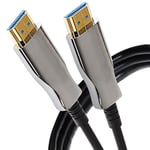 Maplin Pro HDMI Cable 20M, Fiber Optical V2.1 48Gbps High-Speed 8K@60Hz 4K@120Hz Dolby/Dynamic HDR/HDCP 2.3/eARC, Compatible with TVs, Monitors, PS/Xbox, Projectors, Soundbars, TV Box, Laptops