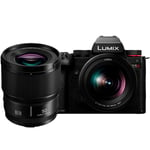 Panasonic Lumix S5 II + S 20-60mm f/3.5-5.6 + S 50mm f/1.8 -järjestelmäkamera