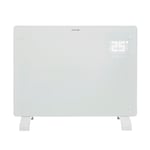 Devola Designer 1.5kW Smart Glass Panel Heater with Timer White - DVPW1500WH - Return Unit - (Used) Grade C
