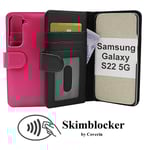 Skimblocker Plånboksfodral Samsung Galaxy S22 5G Svart