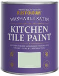 Rust-Oleum Satin Kitchen Tile Paint 750ml - Laurel Green