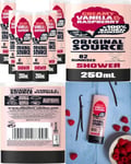 Original Source Vanilla & Raspberry Shower Gel, 100 250 ml (Pack of 6) 