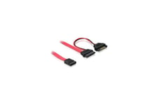 Delock SATA Slimline ALL-in-One-kabel - SATA-kabel - 50 cm