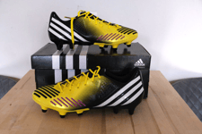 Adidas Predator LZ TRX SG Football Boots Black Yellow Cleats Soccer Size UK  7