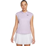Nike Court Victory Tennis Polo T-skjorte Dame - Lilla - str. XS