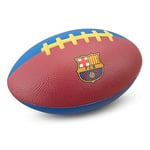Hy-Pro Mini Ballon de Football américain sous Licence Officielle FC Barcelone | Barca, Mousse, Doux, Jeu intérieur et extérieur, Adultes, Enfants, Jeunes