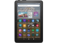 Amazon Fire HD 8 - Surfplatta - 32 GB - 8 IPS (1280 x 800) - microSD-kortplats - svart - annonser stöds på låsskärm