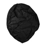 8Ft Round Pool Cover Portable Foldable Dustproof Tub Cover Black Watertight SG5