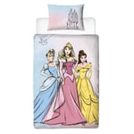 Character World Disney Princess Pastels Single Duvet Cover Set