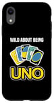 iPhone XR Board Game Uno Cards Wild about being uno Game Card Costume Case
