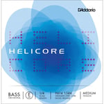 D'Addario H614 1/4M Bass String Helicore Orchestral E-nickel 1/4 Medium