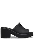 Crocs Brooklyn Heel - Black, Black, Size 5, Women