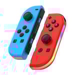 Handkontroll LED kompatibel med JoyCon Nintendo Switch Red RED/BLUE