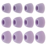 6 Pairs Silicone Earbuds Compatible with Samsung Replacement Earbuds Tips Purple