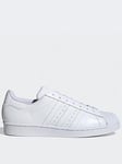 adidas Originals Men's Superstar Trainers - White, White, Size 6, Men