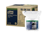 Aftørringsklud Tork Wet wipes til overflader refill i pose til varenummer 9199,4 rl/krt