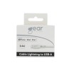 GEAR Gear Ladekabel Lightning to USB-A 0.3m Hvit Rund Kabel 665072
