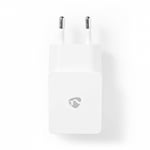 USB-väggladdare 2.1A för alla telefoner / surfplattor som iPhone, iPad och Android mfl. Vit