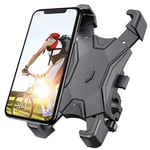 Emvpy Bike Phone Holder, 360° Rotation Bike Phone Mount - Universal Bicycle Cell Phone Holder for iPhone 12 Mini, 12 Pro Max, 11 Pro Max Samsung S10 S9 S8, Huawei, All 4.7-6.8 Devices