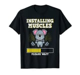 Muscles Weightlifting Strength Barbell Weight Fitness T-Shirt