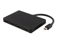 DELTACO DP-911 - Video/lyd-splitter - 4 x DisplayPort - stasjonær