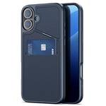 DUX DUCIS iPhone 16 Plus Rafi II Series Skal med Korthållare - Blå