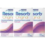 Resorb Vätskeersättning med Skogsbärssmak 90g x3