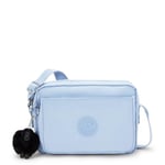 Kipling Abanu M Sac à Bandoulière de Taille Moyenne, Cloudy Sky Blue (Bleu)