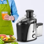 Electric Juice Extractor, 400W Two Speed Modes Juicer Machine 500ML Fruit Juicer Container Anti-drip Spout BPA Free for Fruits and Vegtables (UK)