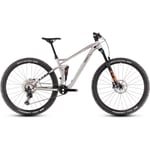 Heldämpad MTB Cube Stereo One22 Race 29" Rawmetal/Black XL 2025