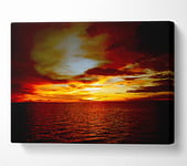 Calm Before The Storm Ii Canvas Print Wall Art - Small 14 x 20 Inches