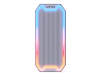 Unitek S1210b - Förvaringslåda - M.2 - M.2 Card (Pcie Nvme & Sata) - Usb 3.2 (Gen 2) - Rymdgrå