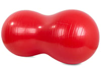 Gymboll/Peanut ball med pump - Röd