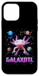 Coque pour iPhone 12 mini Galaxotl Axolotl In Galaxy Cute Pet Mexican Space Axolotl